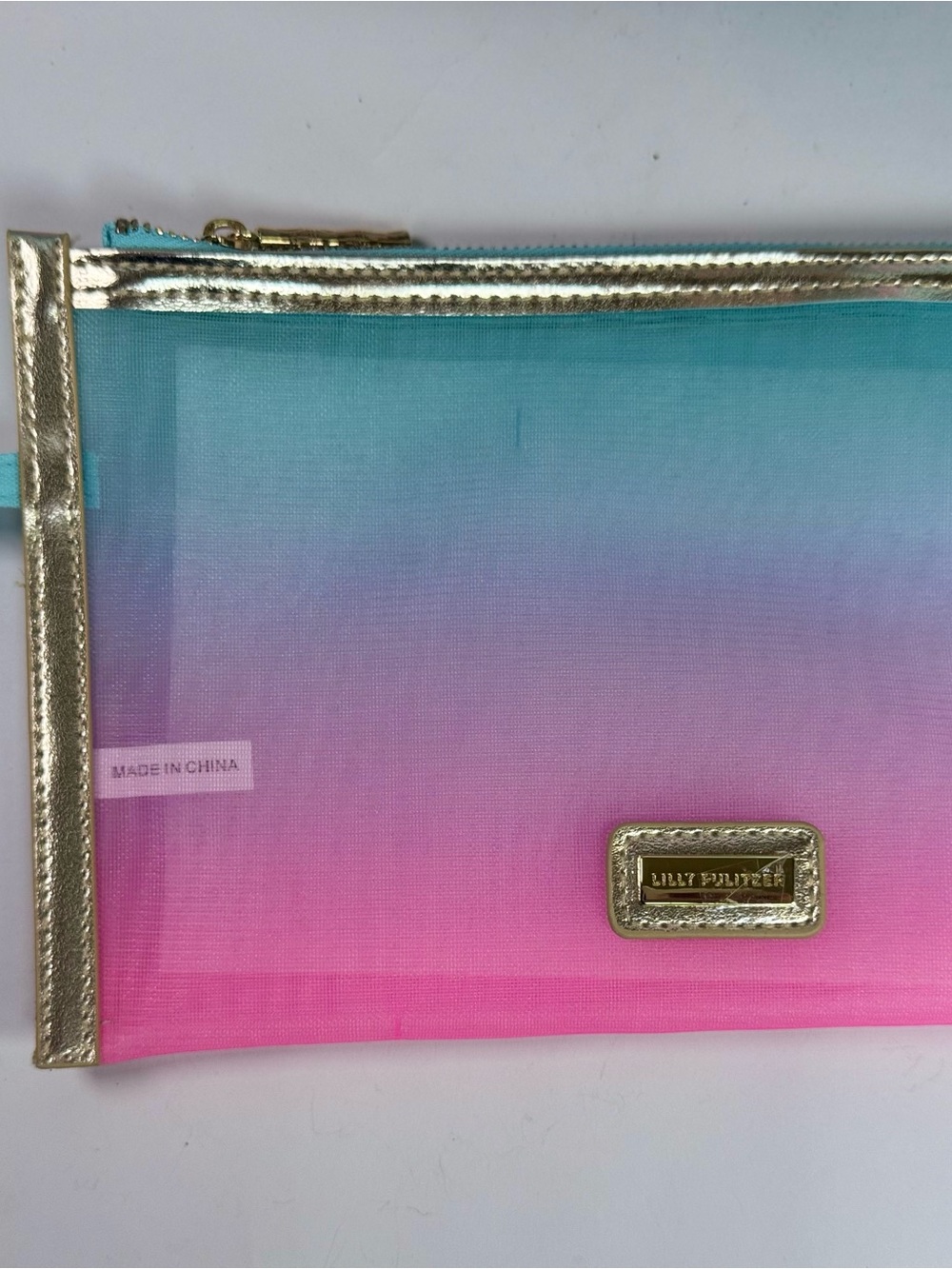 Lilly Pulitzer Royal Coral Cooler Bag Aqua Pink Insulated CrossbodyTote NWT - Picture 10 of 10